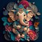 Elephant Diamond Painting Kits for Adults-Diamond Art Kits for Elephants, Hindu Elephant Gem Art Kits for Adults for Gift Home Wall Decor (14x14inch)